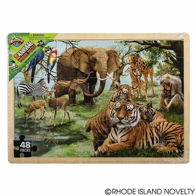 Rhode Island Novelty Toys Rhode Island Novelty Zoo Animal 48 Piece Puzzle
