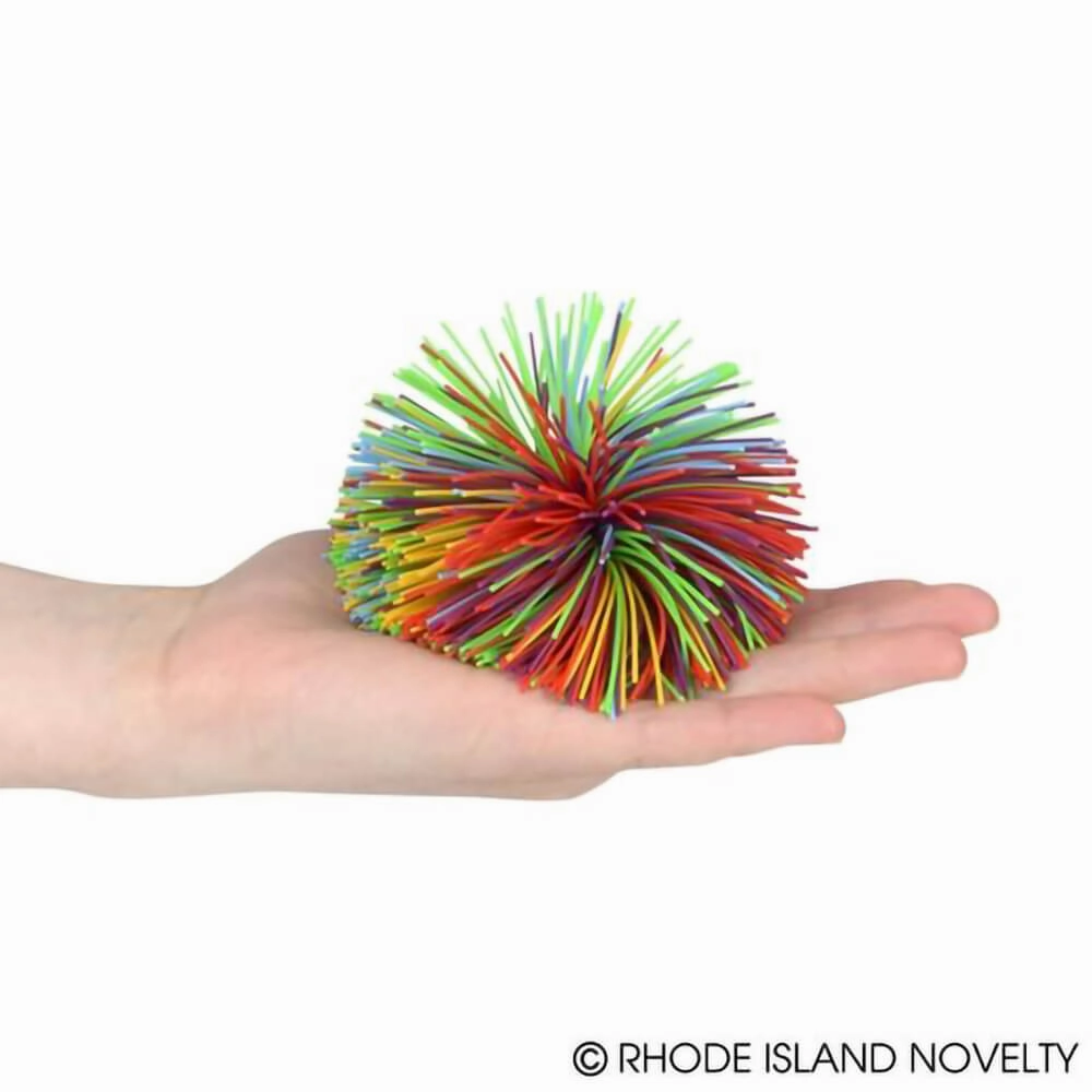 Rhode Island Novelty Toys The Toy Network 3.5" Rainbow Stringy Ball