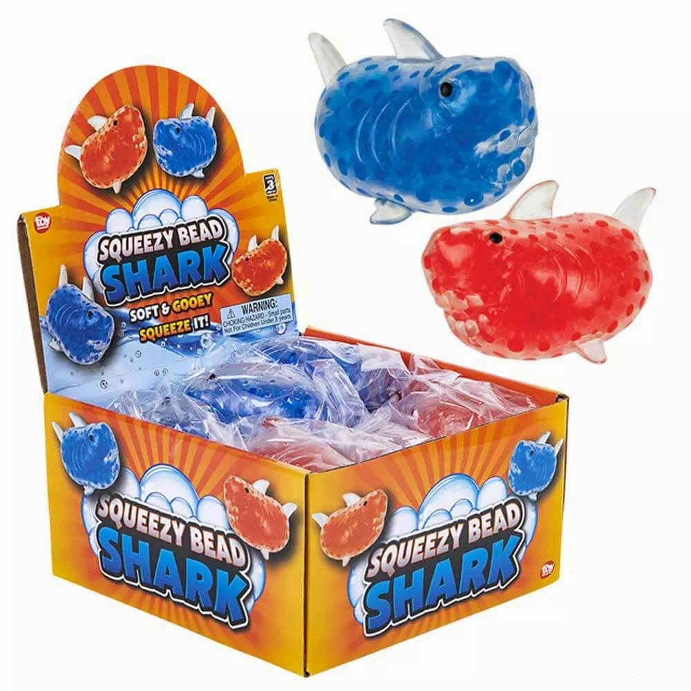 Rhode Island Novelty Toys Toy Network Squeezy Bead Shark
