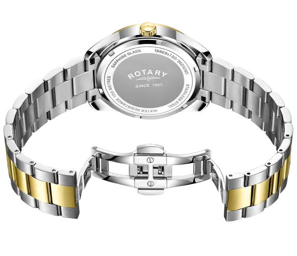 Rotary Watches Rotary Henley Two Tone Gold PVD Mens Watch