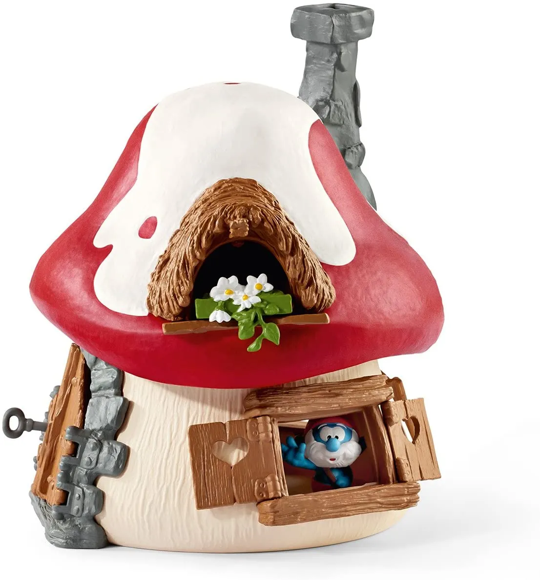 Schleich Toys Schleich 20803 Smurf House with 2 Figurines, Multicoloured