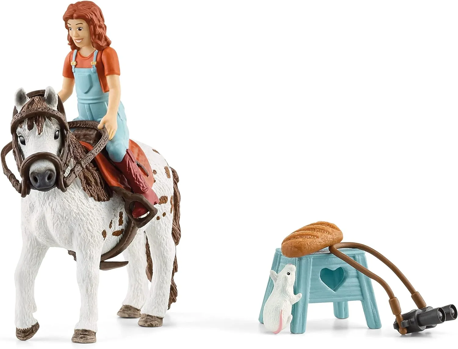 Schleich Toys SCHLEICH 42518n Horse Club Mia & Spotty Horse Club Toy Playset for Kids Aged 3-12