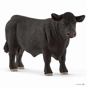 Schleich Toys Black Angus Bull