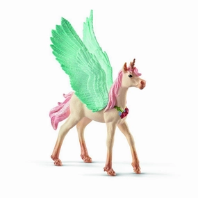 Schleich Toys Decorated Unicorn Pegasus, Foal