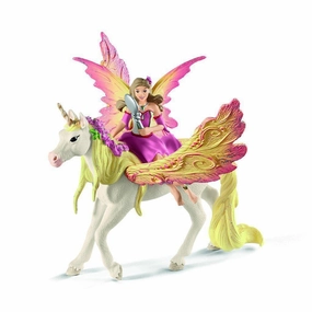 Schleich Toys Fairy Feya with Pegasus Unicorn