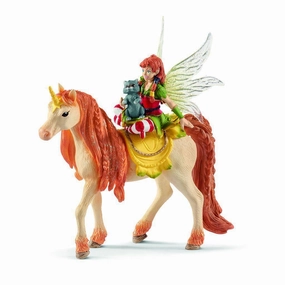 Schleich Toys Fairy Marween with Glitter Unicorn