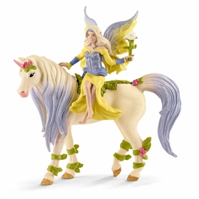 Schleich Toys Fairy Sera with Blossom Unicorn