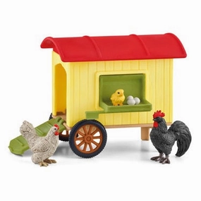 Schleich Toys Farm World Mobile Chicken Coop