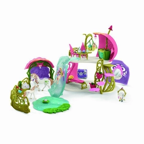 Schleich Toys Flower House with Lake and Stable