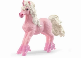 Schleich Toys Flower Unicorn Foal - Pink