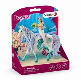 Schleich Toys Mermaid Riding on Sea Unicorn
