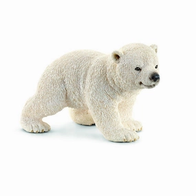 Schleich Toys Polar Bear Cub, Walking