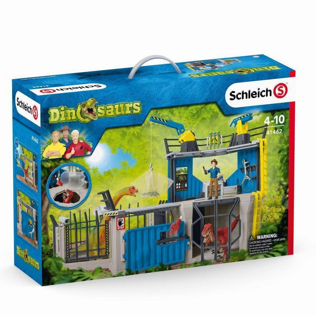 Schleich Toys Prehistoric Animals - Large dino research station