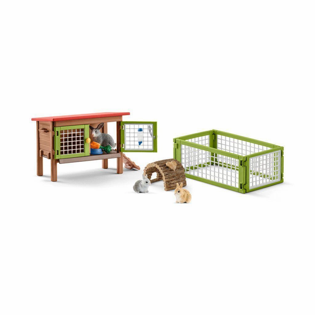 Schleich Toys Rabbit Hutch