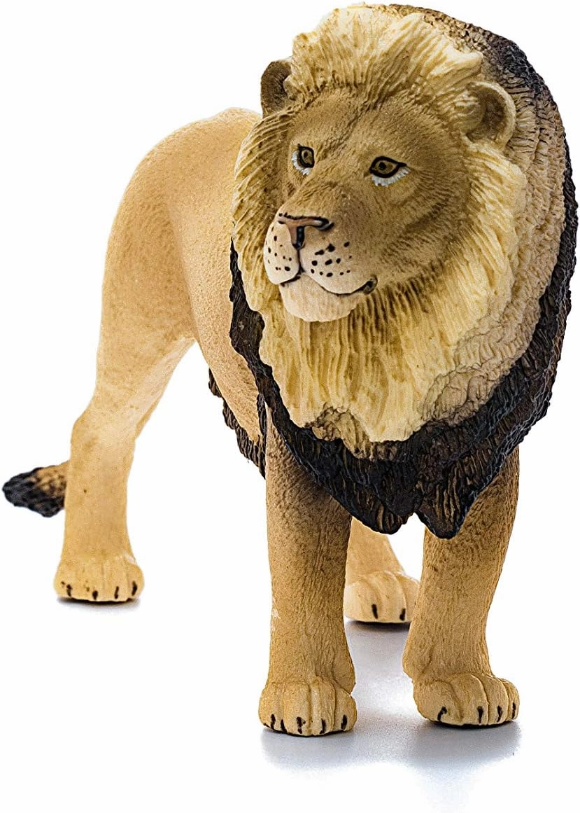 Schleich Toys Schleich 14812 Lion, Wild Life Animal Figurine, Realistic Toy for Kids Aged 3 