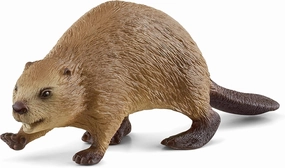 Schleich Toys Schleich 14855 Beaver Figurine - Realistic Wildlife Animal Toy for Kids, 10 x 3 x 3 cm