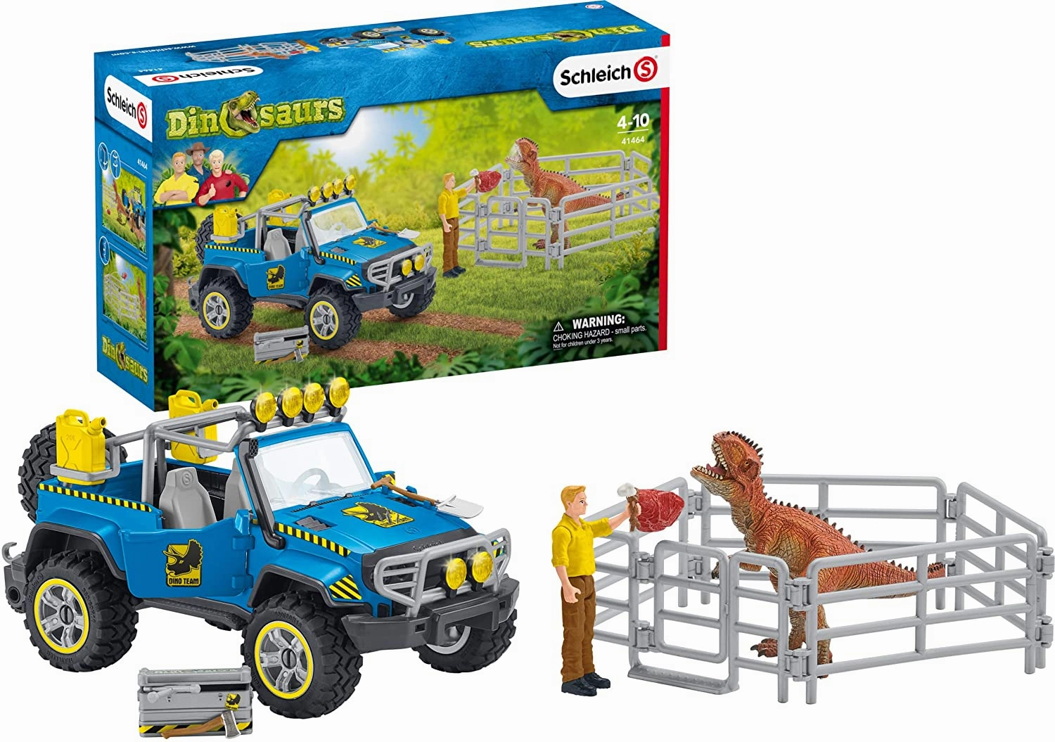 Schleich Toys Schleich 41464 Off-road Vehicle with Dino Outpost Dinosaurs