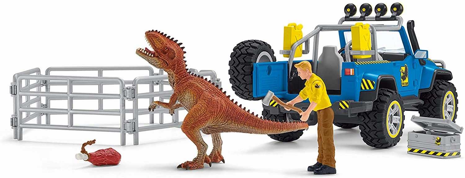 Schleich Toys Schleich 41464 Off-road Vehicle with Dino Outpost Dinosaurs