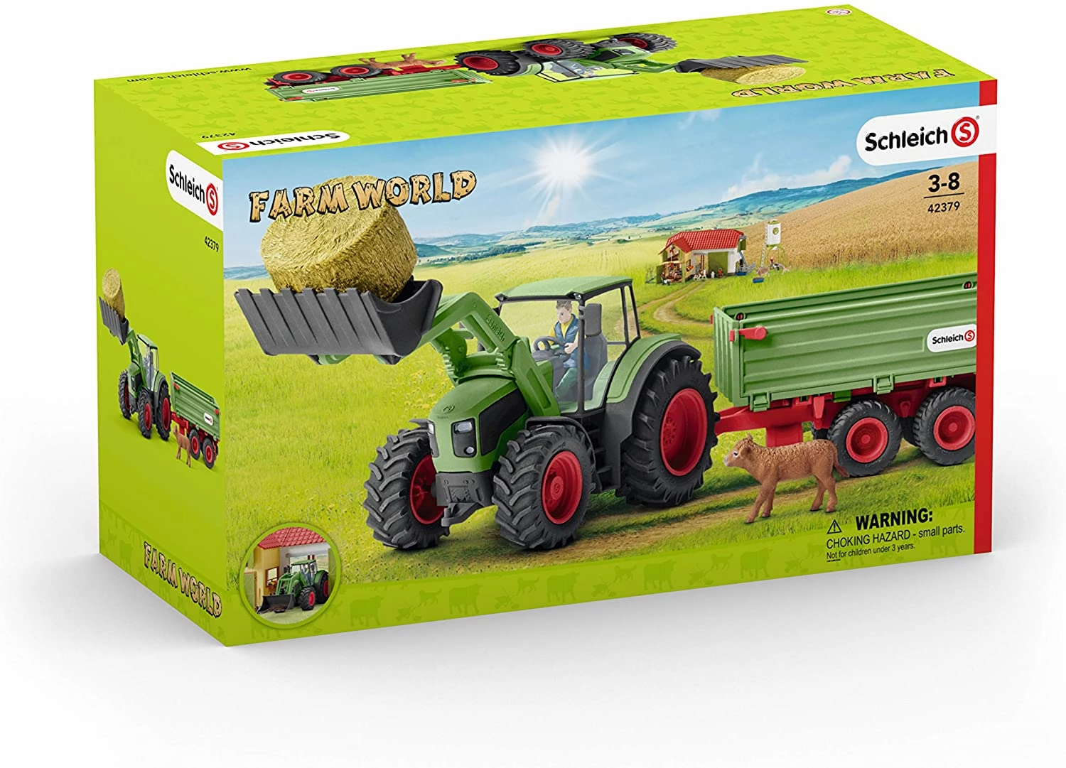 Schleich Toys Schleich 42379 Tractor with Trailer
