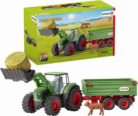 Schleich Toys Schleich 42379 Tractor with Trailer