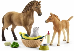Schleich Toys Schleich 42432 Horse Club Sarahs Baby Animal Care