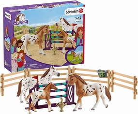 Schleich Toys Schleich 42433 Horse Club Lisas Tournament Training