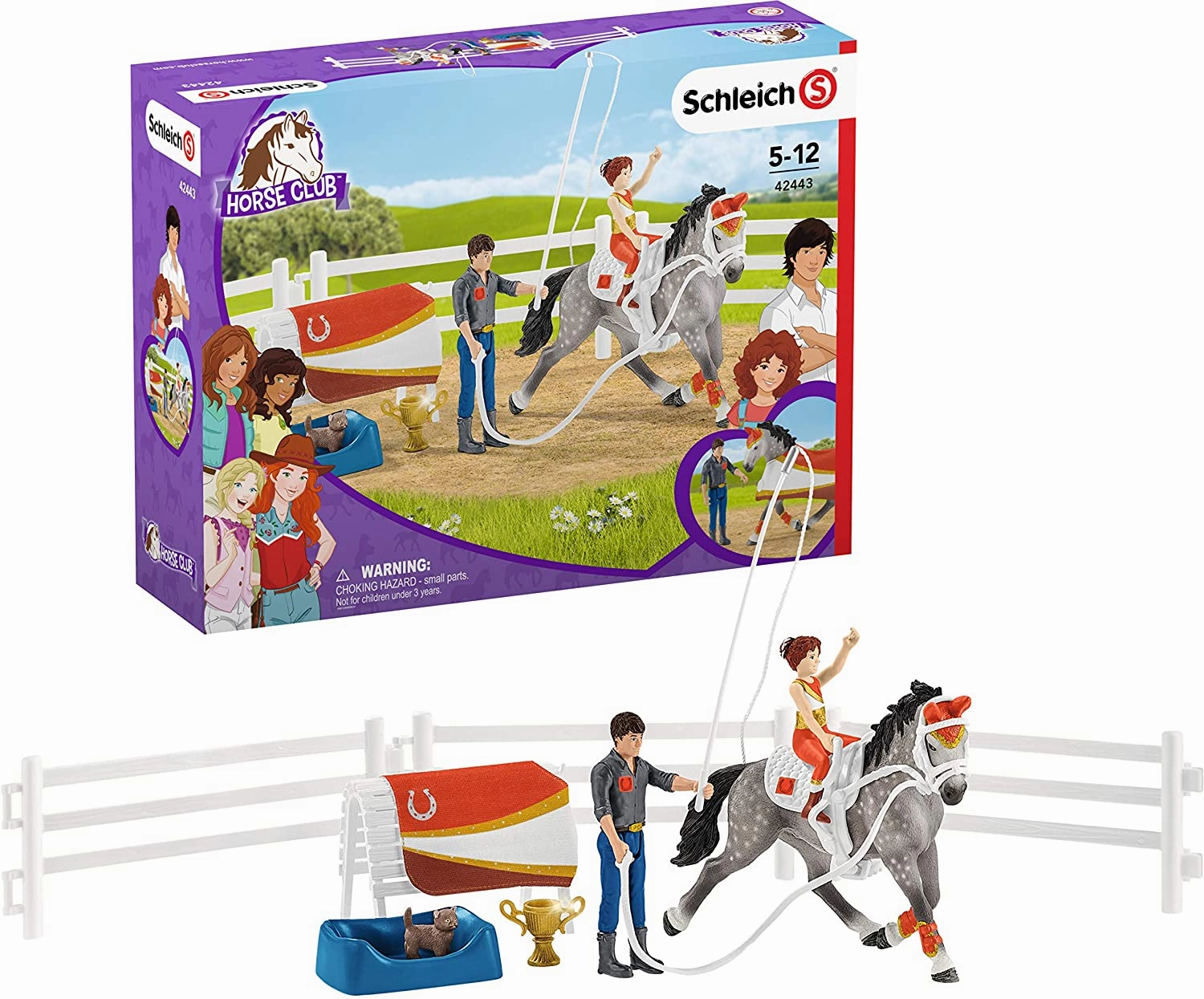 Schleich Toys Schleich 42443 Horse Club Mia's Vaulting Set
