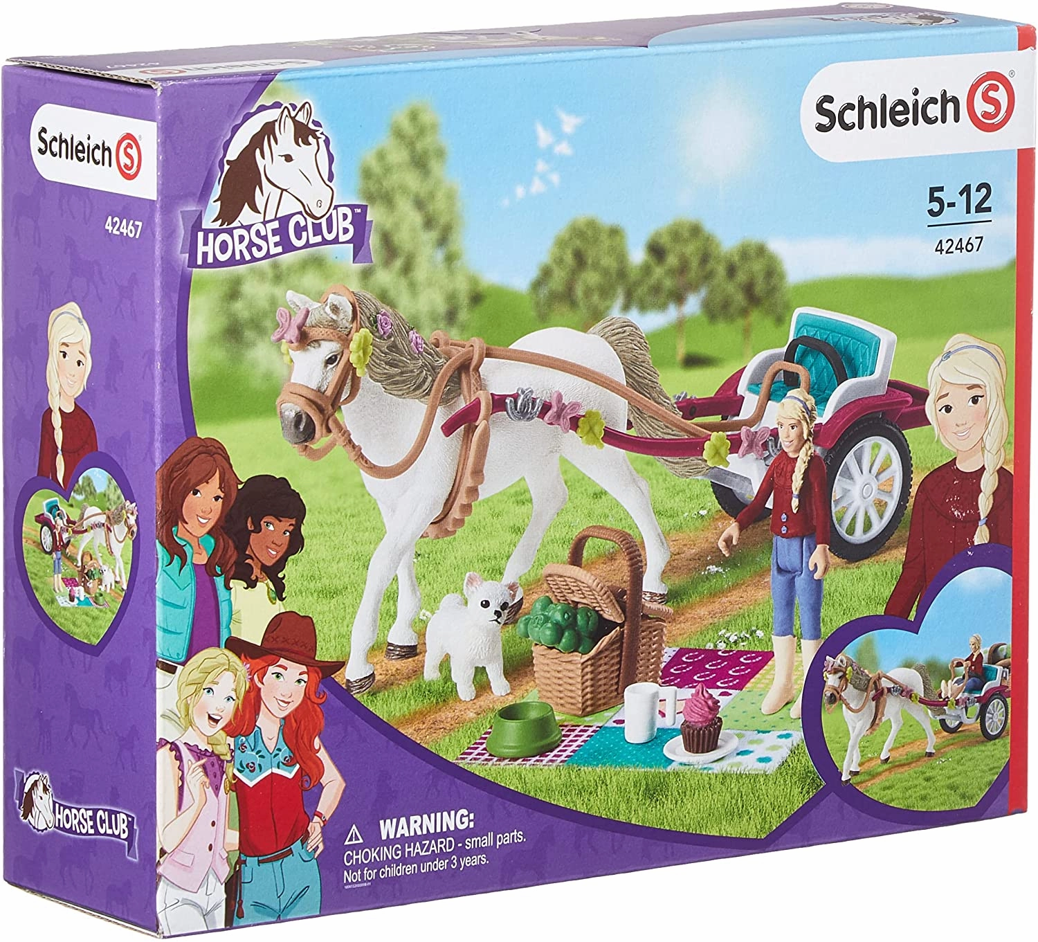 Schleich Toys Schleich 42467 Small Carriage for the Big Horse Show Horse Club