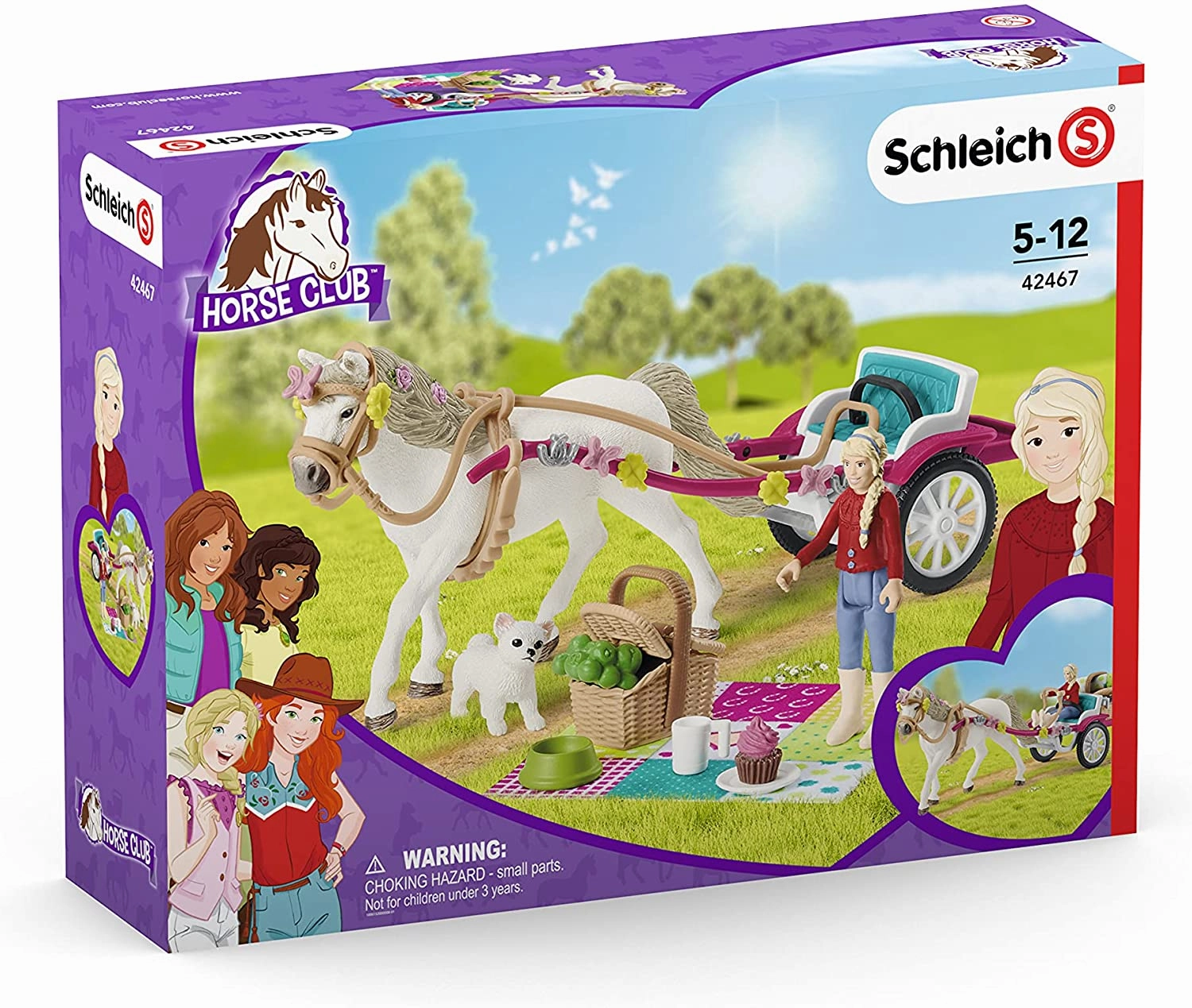 Schleich Toys Schleich 42467 Small Carriage for the Big Horse Show Horse Club