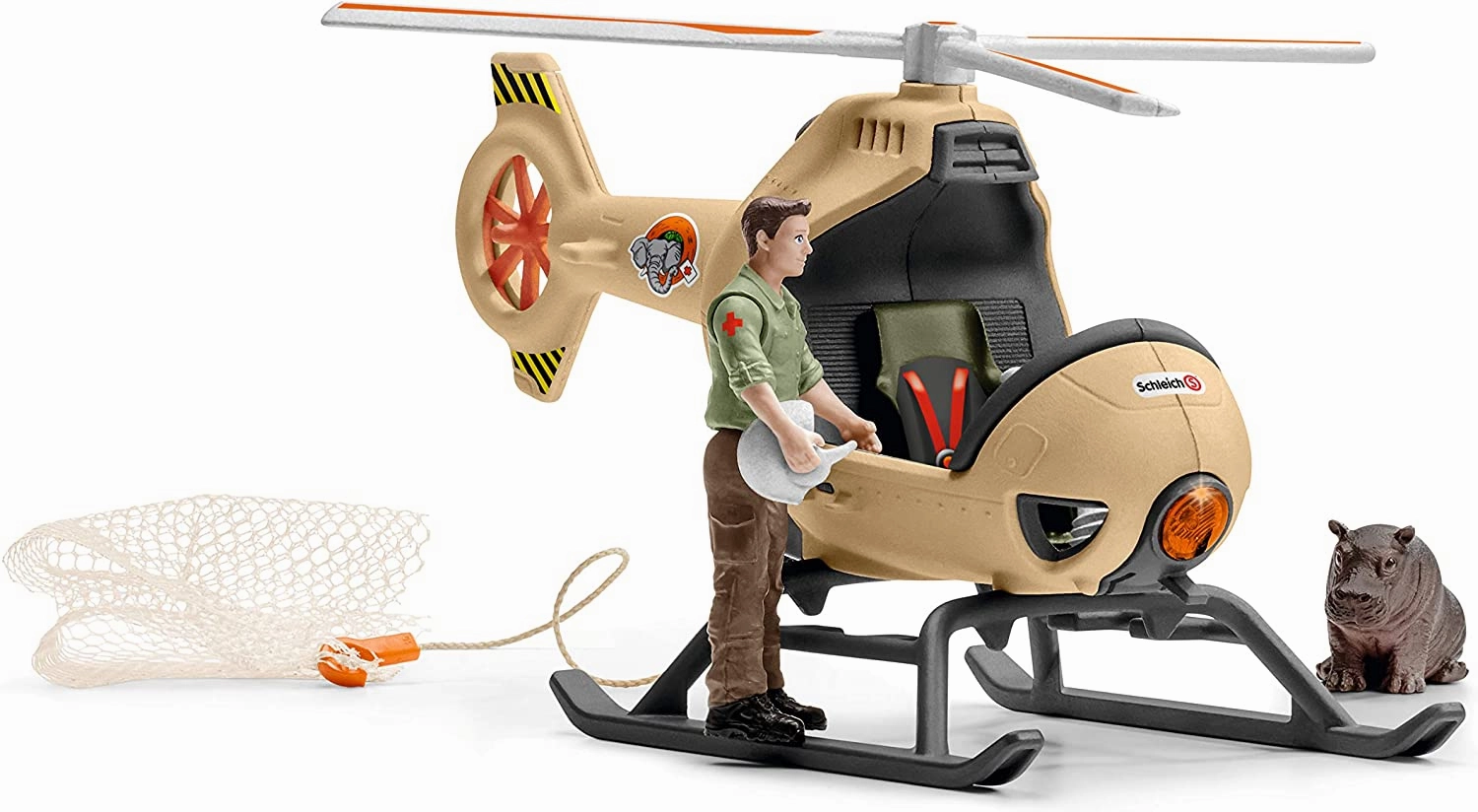 Schleich Toys Schleich 42476 Animal Rescue Helicopter Wild Life