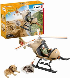 Schleich Toys Schleich 42476 Animal Rescue Helicopter Wild Life