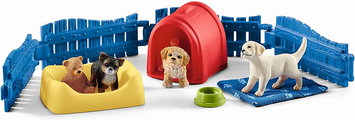 Schleich Toys Schleich 42480 Farm World Puppy Pen