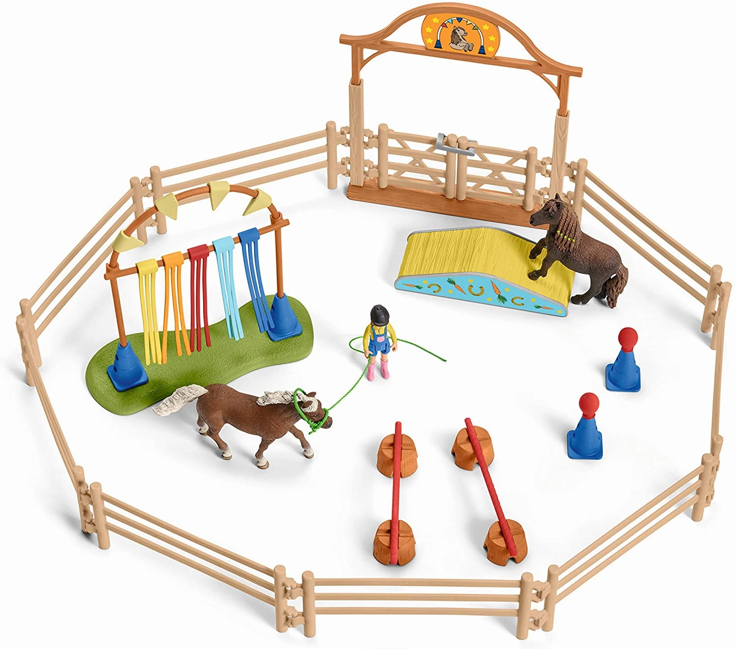 Schleich Toys Schleich 42481 Farm World Pony Agility Training