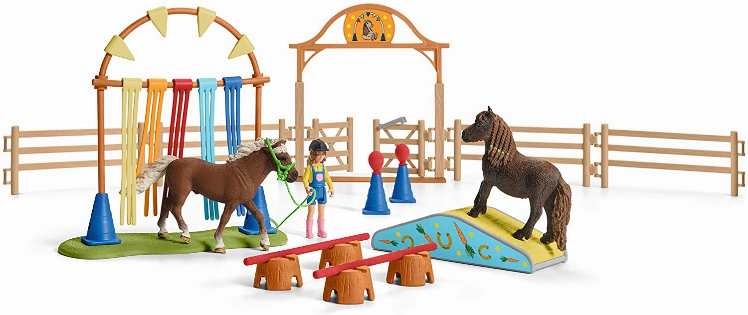 Schleich Toys Schleich 42481 Farm World Pony Agility Training