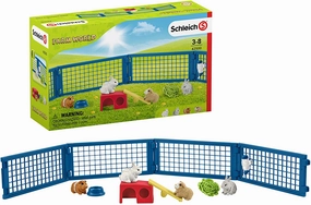 Schleich Toys Schleich 42500 Rabbit and Guinea Pig Hutch Farm World