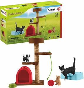 Schleich Toys Schleich 42501 Playtime for Cute Cats Farm World