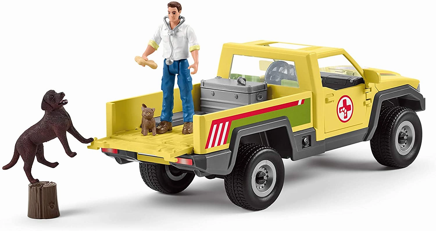 Schleich Toys Schleich 42503 Veterinarian Visit at the Farm World