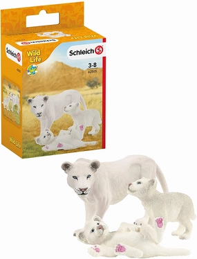 Schleich Toys Schleich 42505 Lion Mother with Cubs Wild Life