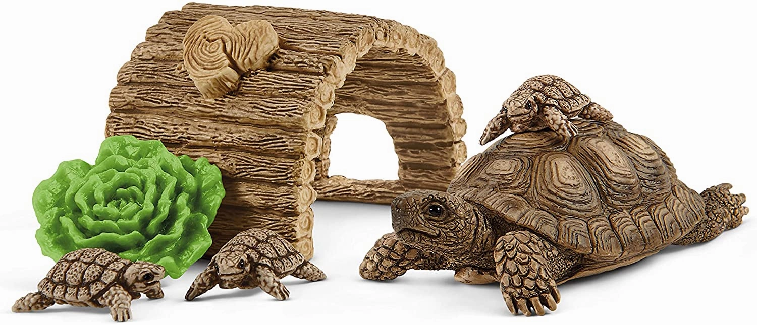Schleich Toys Schleich 42506 Tortoise Home Wild Life