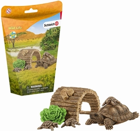 Schleich Toys Schleich 42506 Tortoise Home Wild Life