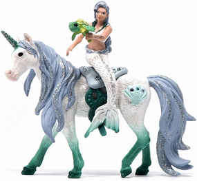 Schleich Toys Schleich 42509 mermaid Riding on Sea Unicorn Bayala