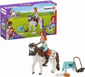 Schleich Toys Schleich 42518 Mia & Spotty Horse Club figurine