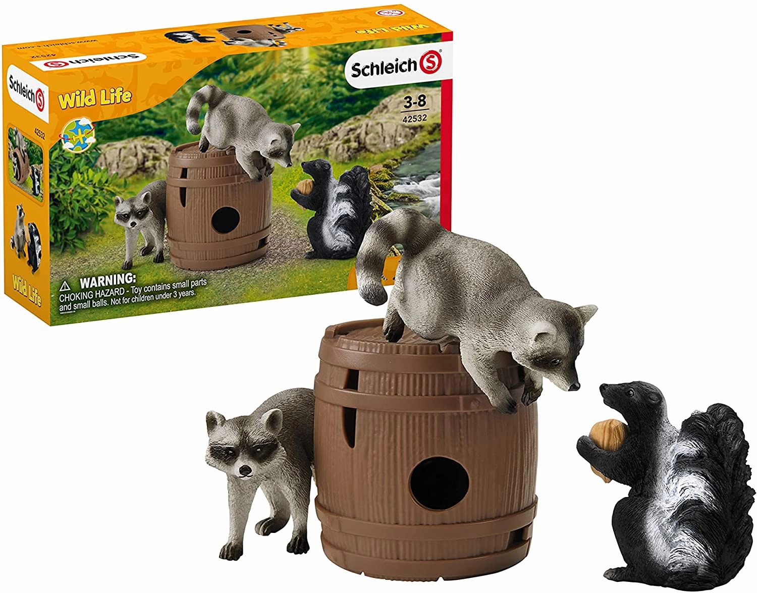Schleich Toys Schleich 42532 Nutty Mischief Wild Life
