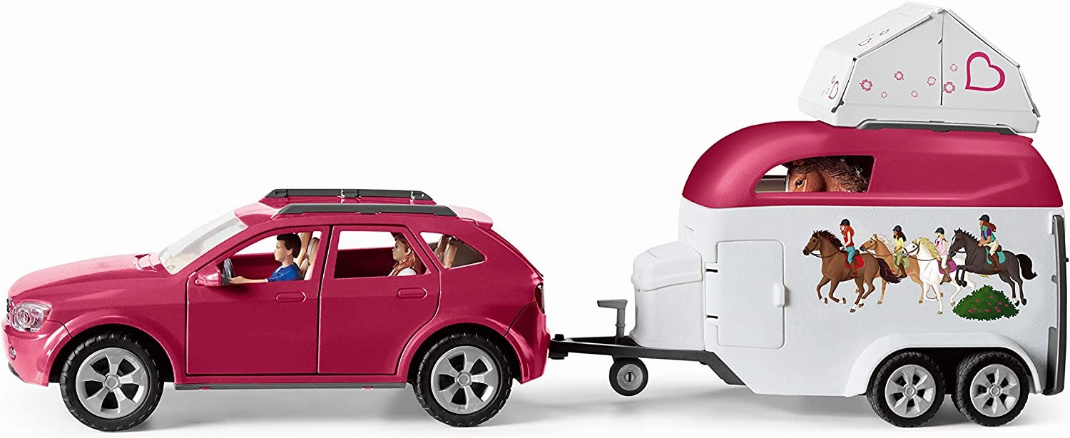 Schleich Toys SCHLEICH 42535 Horse Club - Avontuur met auto en paardentrailer - Speelfigurense