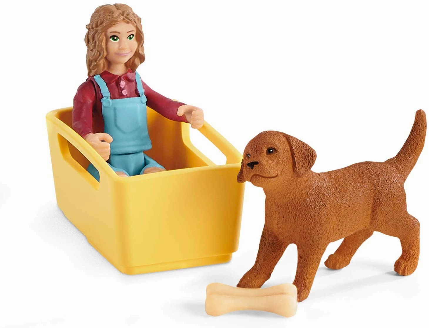 Schleich Toys Schleich 42543 Farm World Puppy Wagon Ride