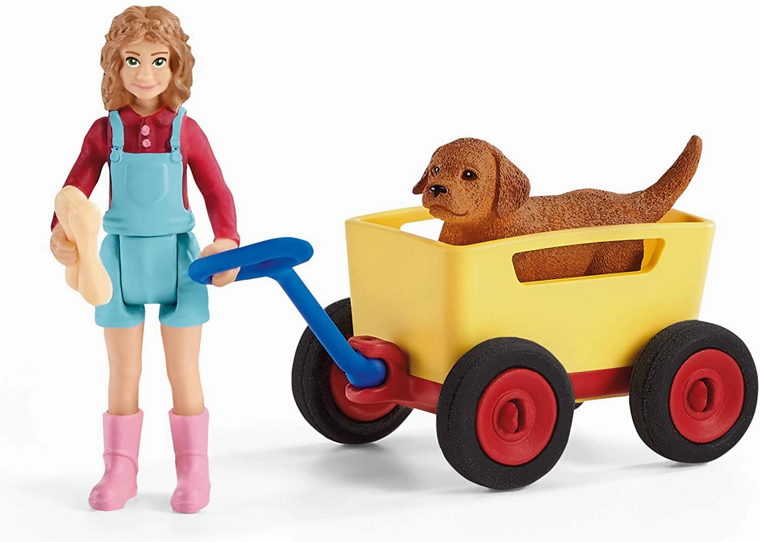 Schleich Toys Schleich 42543 Farm World Puppy Wagon Ride