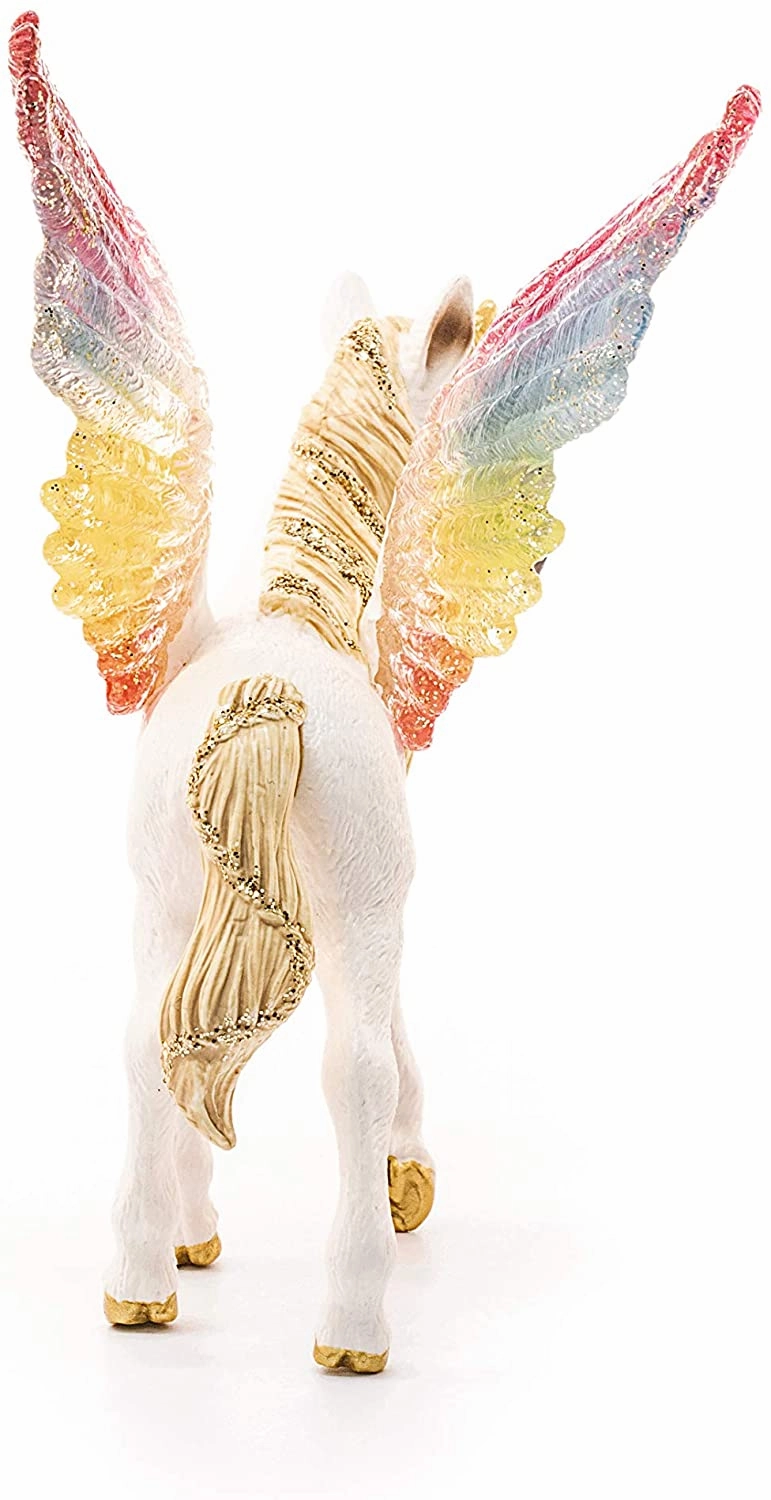 Schleich Toys Schleich 70577 Winged Rainbow Unicorn Foal Figure