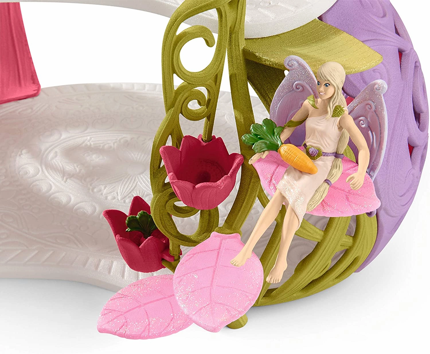 Schleich Toys Schleich Bayala 42445 Glittering Flower House with Unicorns, Lake and Stable