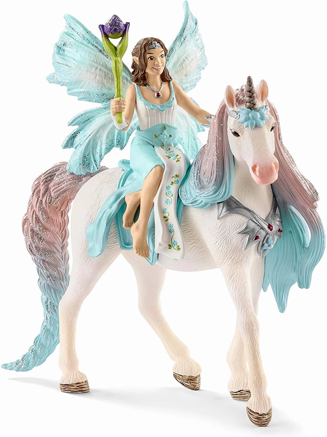 Schleich Toys Schleich Bayala 70569 Fairy Eyela with Princess Unicorn