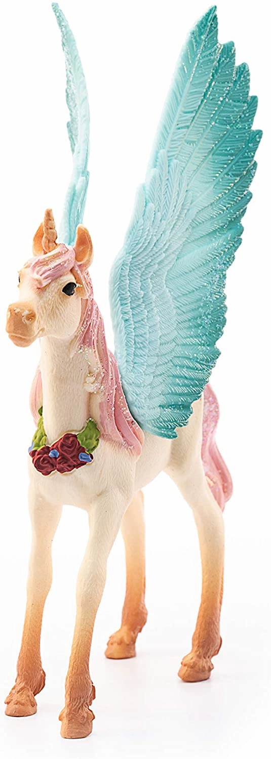 Schleich Toys Schleich Bayala 70575 Decorated Unicorn Pegasus, Foal